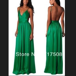 Emerald Green Gown